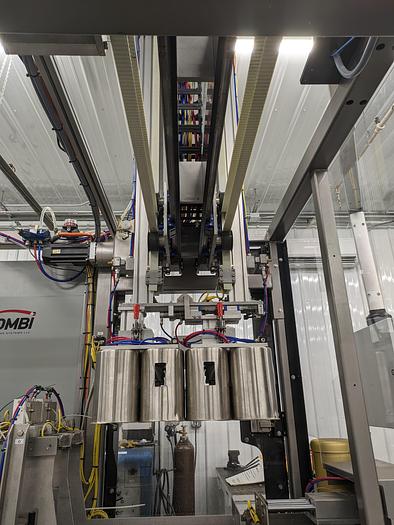 Used Combi Alphapack Case Packer and sealer (Never used) New 2019