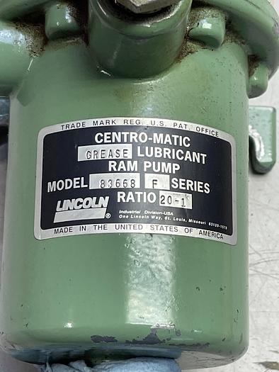 Used Lincoln 83668 Ser F Ratio 20-1