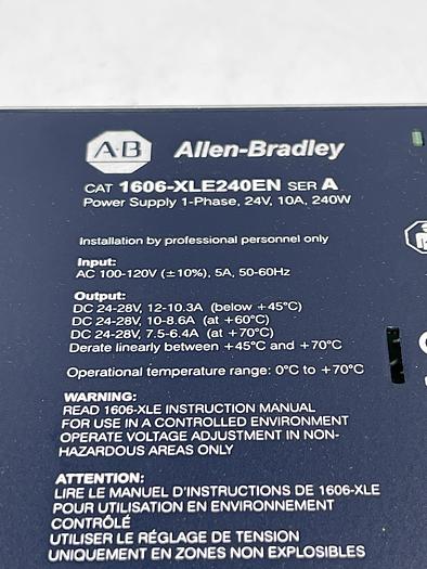 Used Allen-Bradley 1606-XLE240EN Ser A 