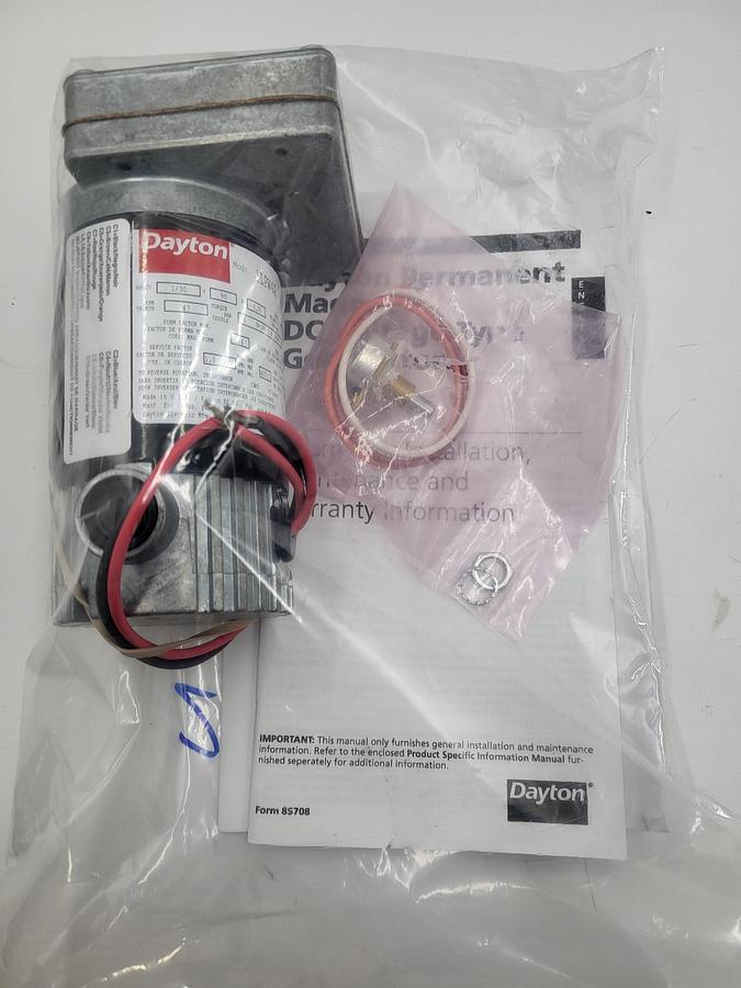 *NEW* Dayton 1lpw4a gear motor