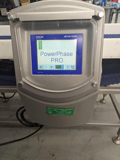 Used Safeline Power Phase Pro, stainless frame, 110v, variable speed drive