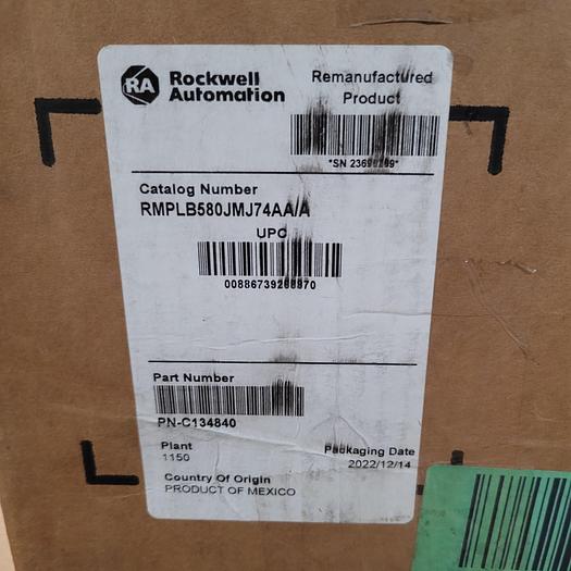MP Series MPL 480V Rotary Servo Motor MPL-B580J-MJ74AA SAME DAY SHIPPING Sealed Athentic AB NOS