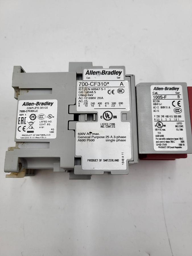 Used Allen Bradley complete 700S-CF530KJC / 700-CF31E* / 100S-F