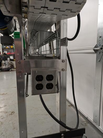 Used spantech, conveyor, variable speed drive 120v