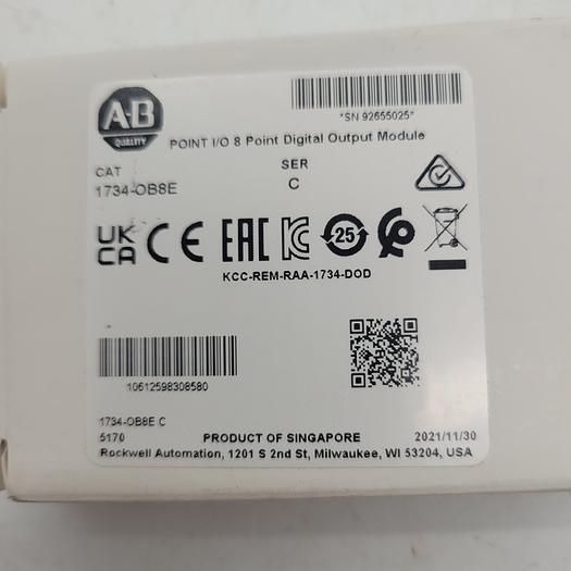 Allen-Bradley Point I/O 8 Point Output Module 1734-OB8E  Ser.C