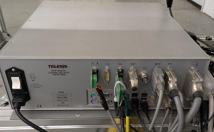 Used Telesis CO10AP laser marking machine. 