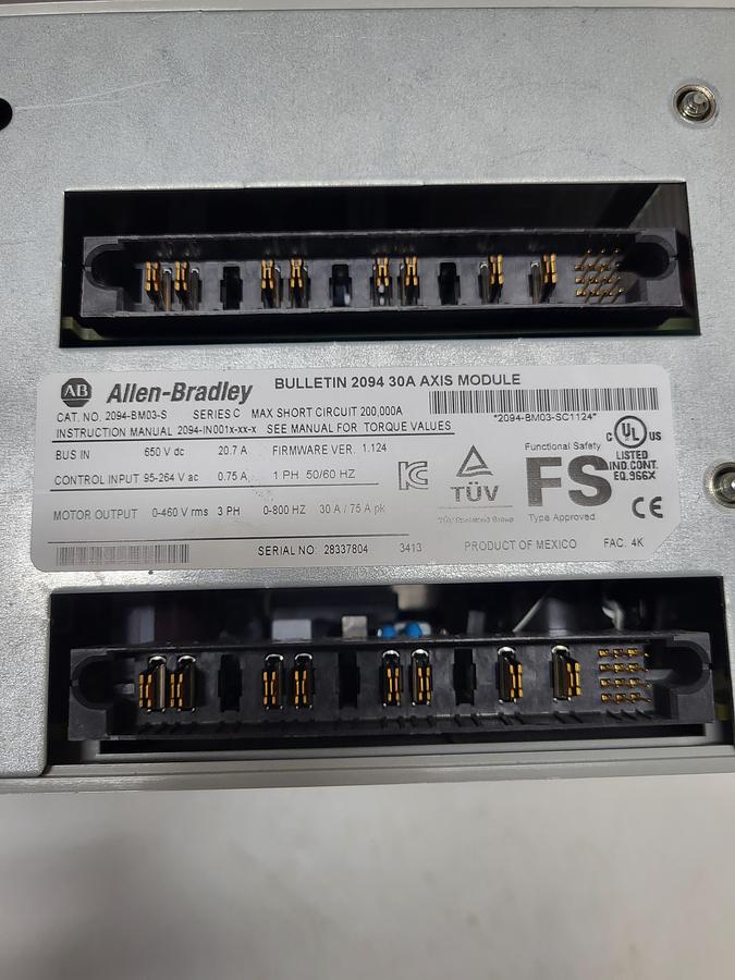 Used Allen-Bradley Bulletin 2094-BM03-S Ser.A