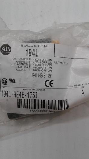 Allen-Bradley Bulletin 194L-HE4E-175I 