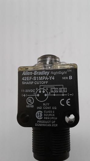 Used Allen-Bradley RIght Sight 42EF-S1MPA-Y4 Sharp Cut Off