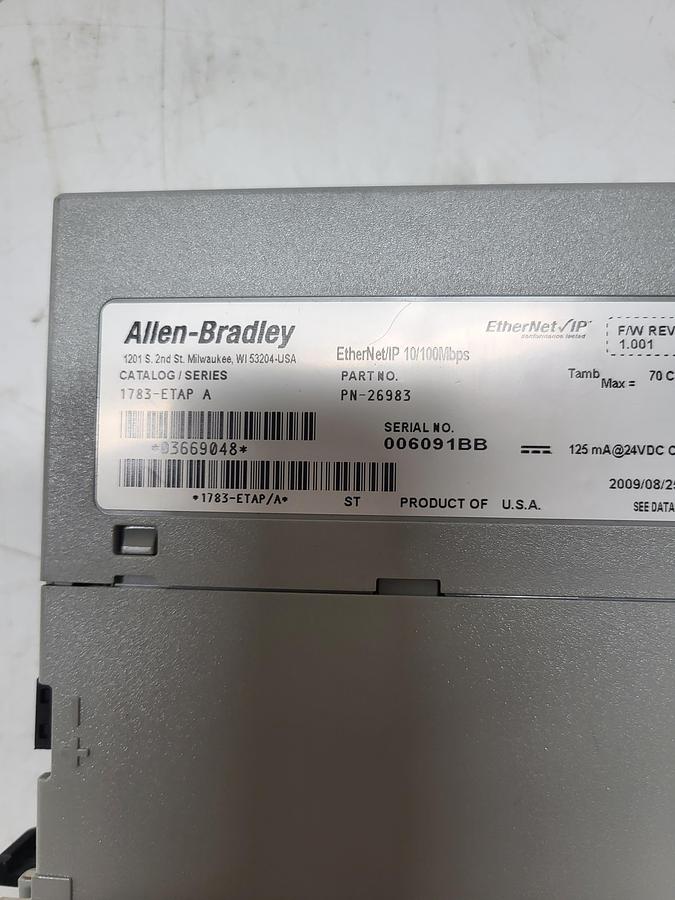 Used Allen-Bradley 1783-ETAP Ser.A