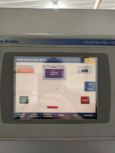 Used Bosch Doboy 840E carton closer