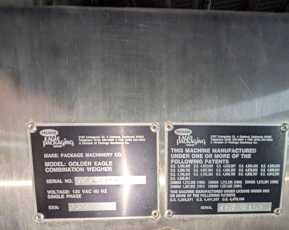 Used Package/Eagle transpack II with 2 head weigher