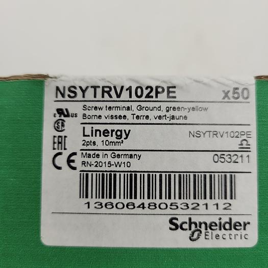 Schneider Electric NSYTRV102PE Screw Ground Terminal