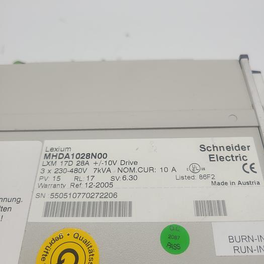 Used Schneider Automation Lexium MHDA1