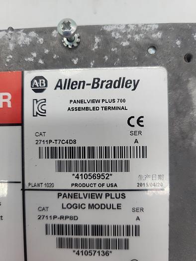 Used Allen-Bradley 2711P-T7C4D8 Ser.A