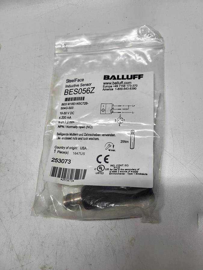 Used Balluff BES056Z Inductive Sensor