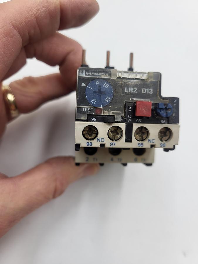 Used Telemecanique LR2 D1306 Solid State Overload Relay