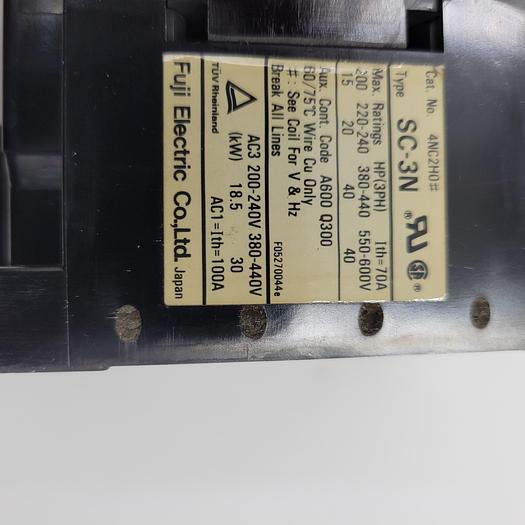 Used Fugi Electric SC-3N magnetic contactor