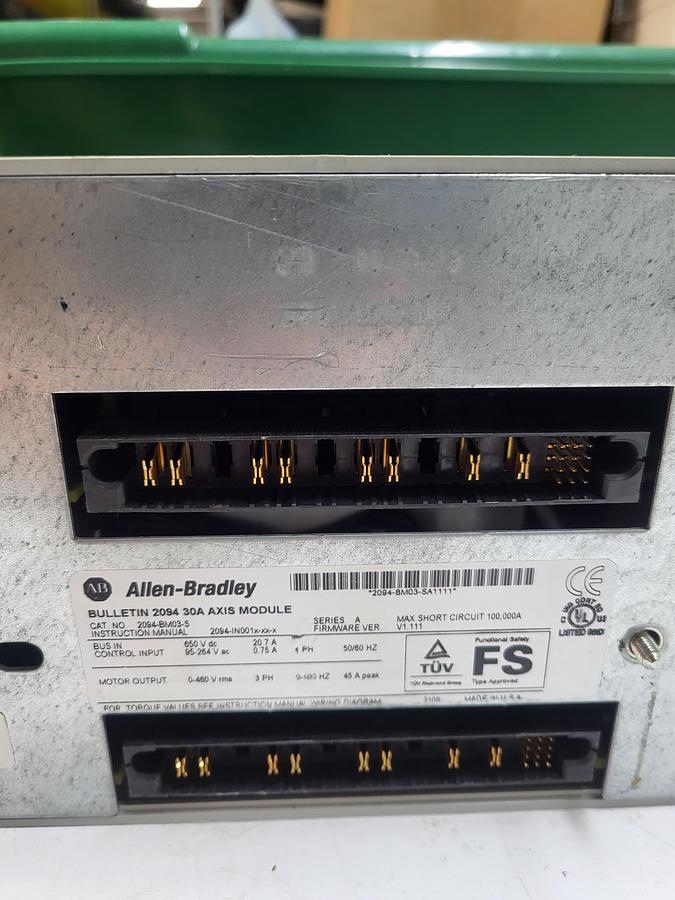 Used Allen-Bradley Bulletin 2094-BM03-S Ser.A