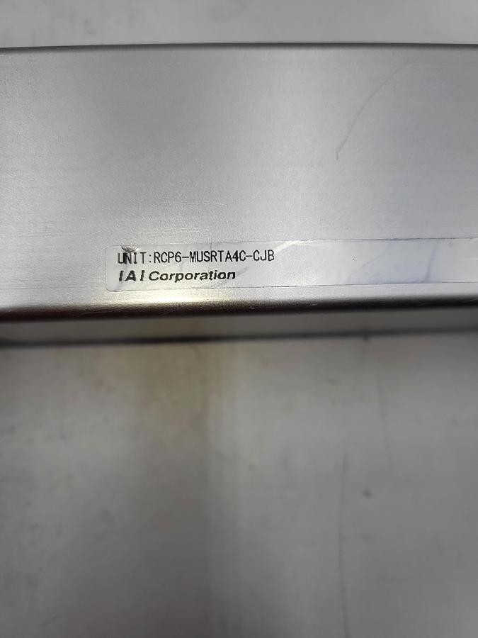 Used IAI RCP6-TA4C-WA-35P-10-75-P5-S-CJB Pneumatic Actuator & RCP6-MUSRTA4C Slider Table
