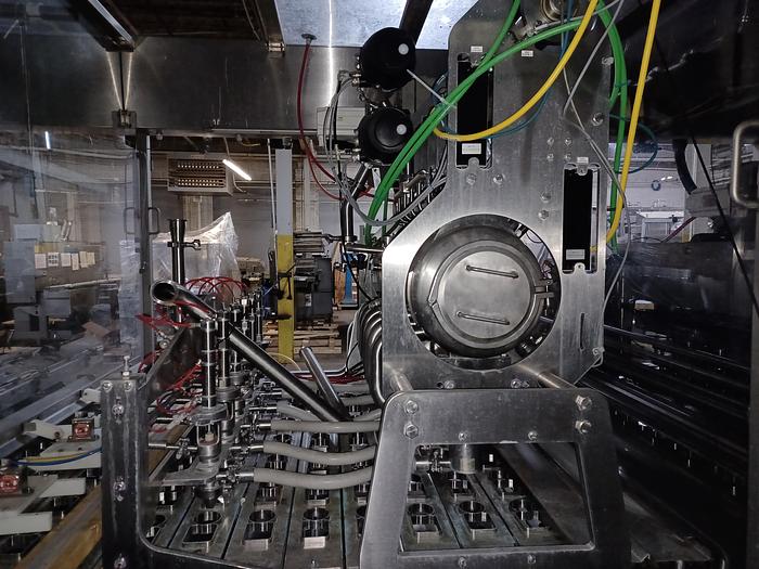 Used RA JONES Autoprod CF-840 Inline indexing filler, sealer and/or overcapper