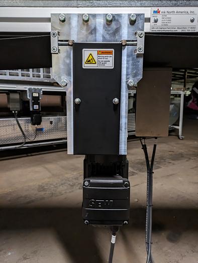 conveyor, aluminum frame 25' long 15" wide