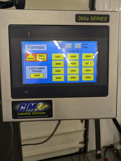 Used CTM 360a labeler