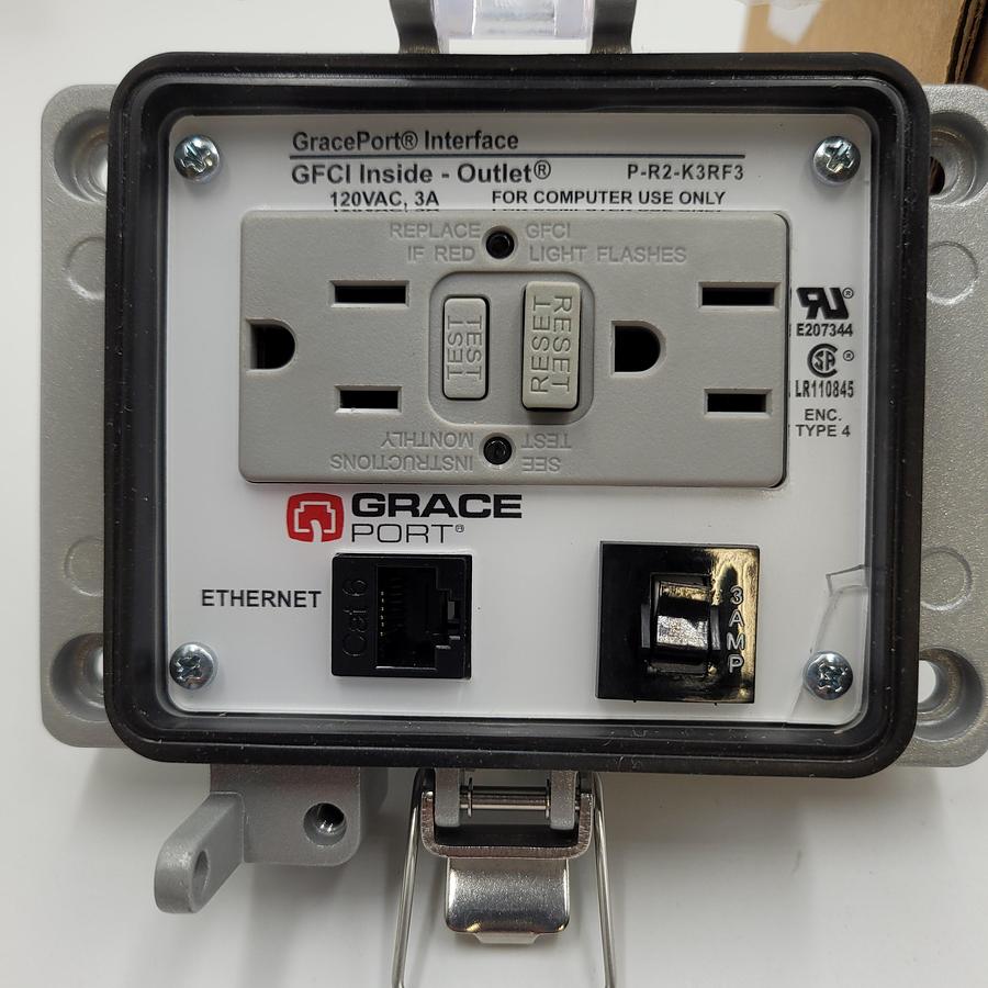 GRACE PORT N12/4 ETHERNET GFCI 3A CB *NEW IN BOX*