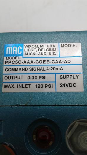 Used Mac Command Signal 4-20mA PPC5C-AAA-CGEB-CAA-AD