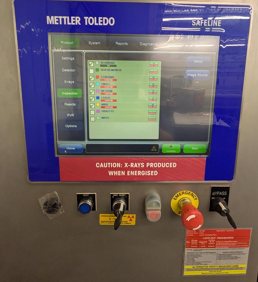 Used Mettler Toledo, Safeline X-ray Power chek 300