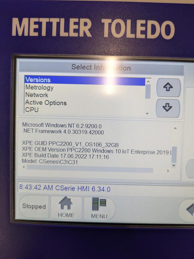 Used Mettler Toledo Check weigher