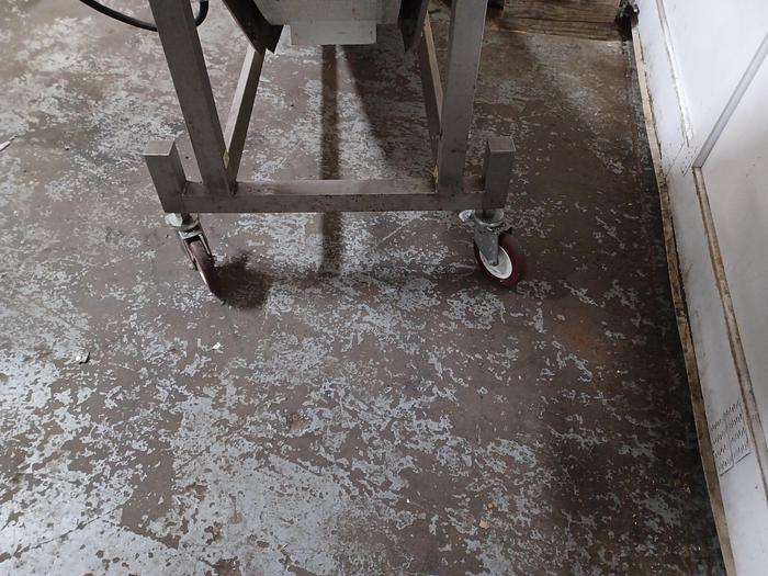 Used Kamflex Incline Conveyor on wheels 12" belt 8' long