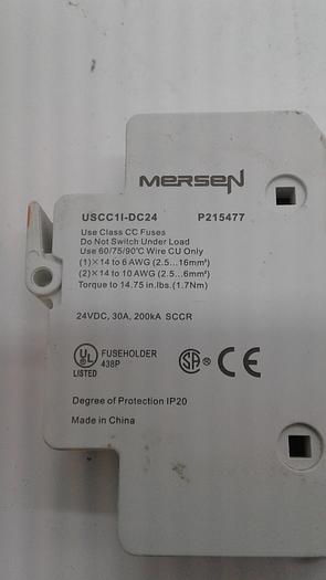 Used Ferraz Shawmutt Ultra Safe Class CC Fuse Holder USCCU X213943