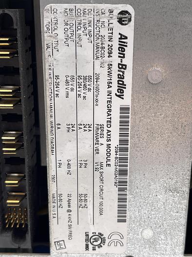 Used Allen-Bradley 2094-BC02-M02 Ser A 