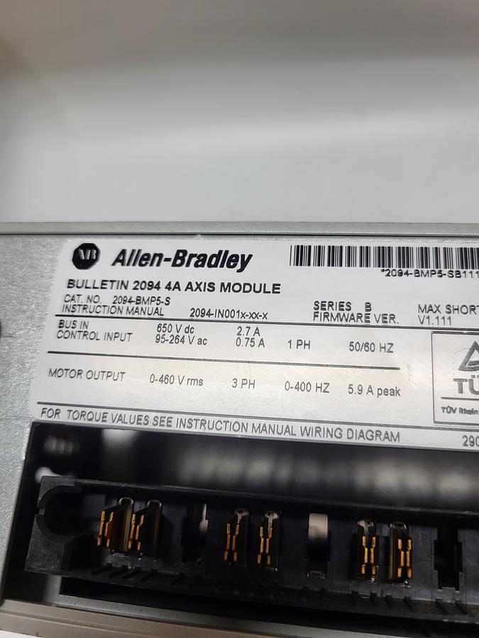 Used Allen-Bradley 2094-BMP5-S Ser.B