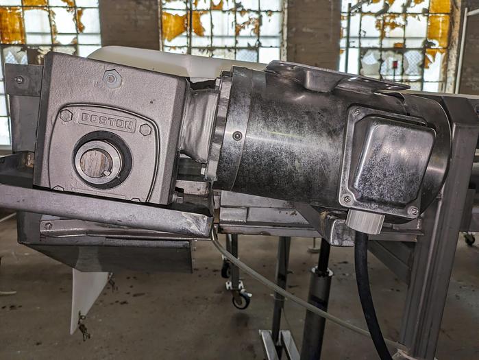 Used stainless conveyor 41 3/4" wide 16' long