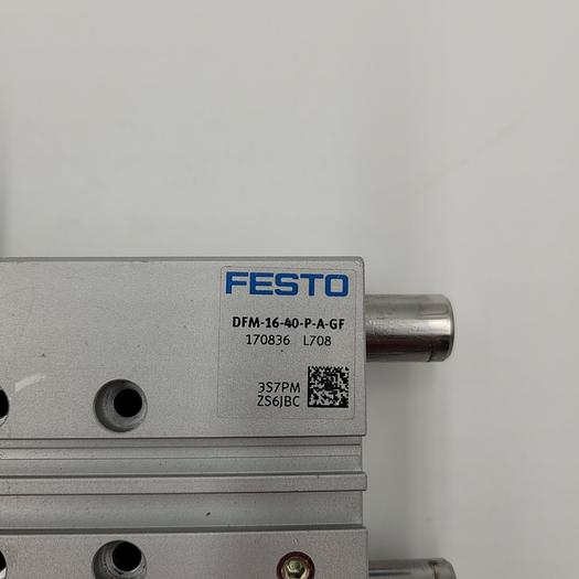 Used FESTO DFM-16-40-P-A-GF GUIDED DRIVE with mounting bracket