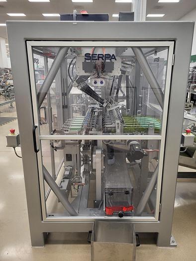 Used OMAG 1 gram filler packet and SERPA P150 cartoner line (2018)