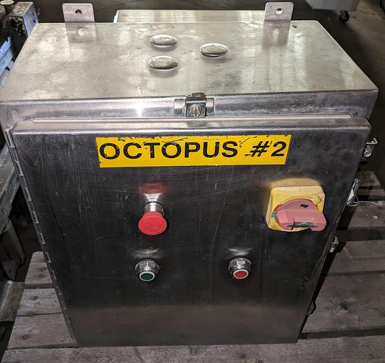 Used enclosure, electric panel, stainless steel, disconnect