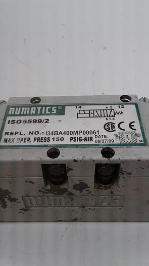 Used Numatics ISO5599/2 134BA000MP000B1 Max Oper