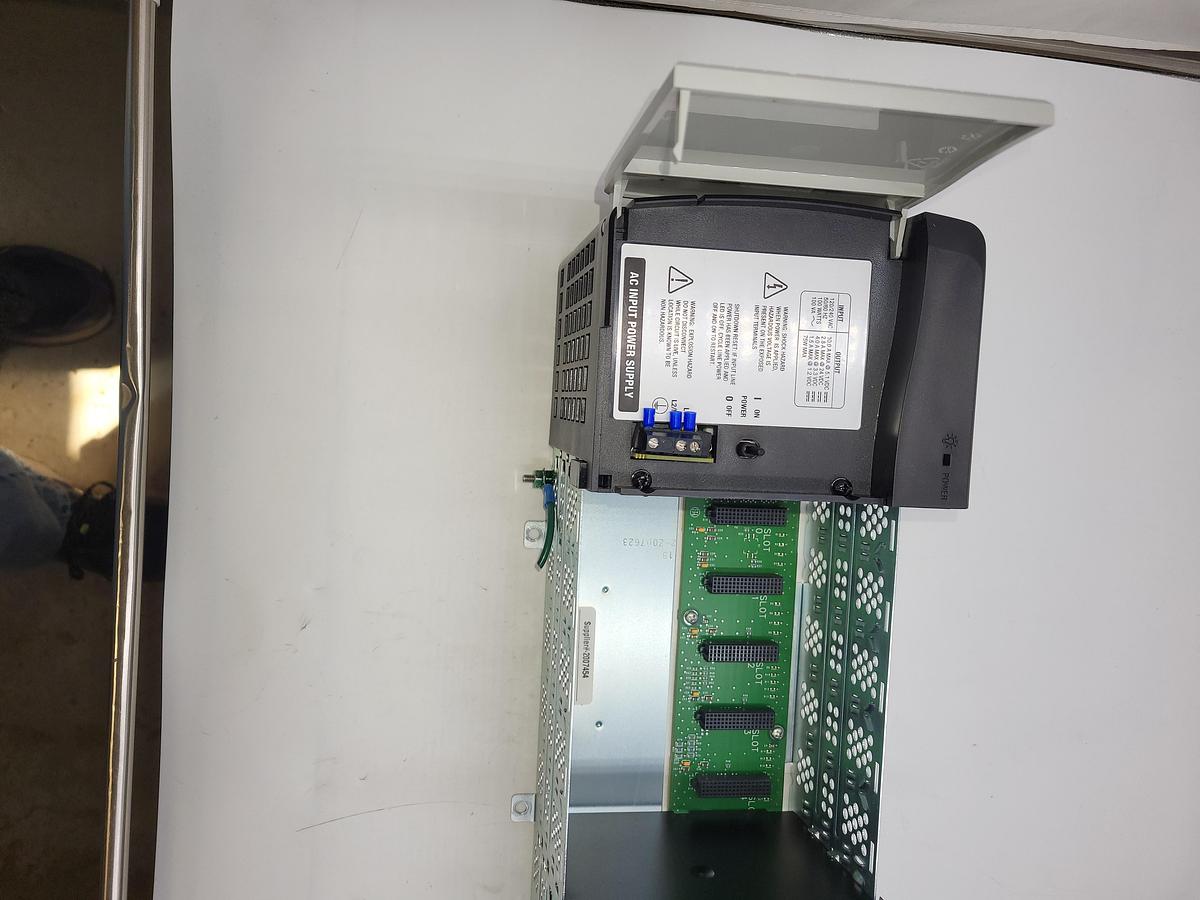 Used Allen-Bradley 1756-PA72 power supply unit & ControlLogix Rack Module S97753403 - 9 SLOTS