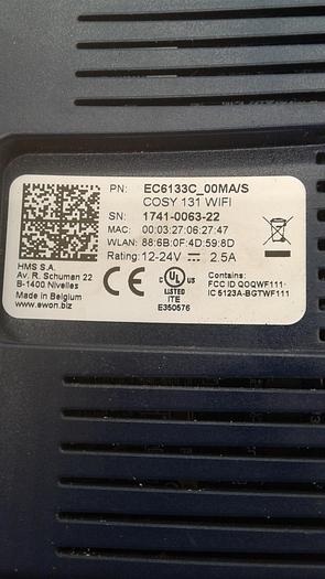 Used Ewon Cosy 131 Wifi EC6133C_00MA/S