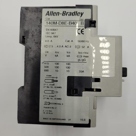 Used Allen Bradley 140M-D8E-B40 B