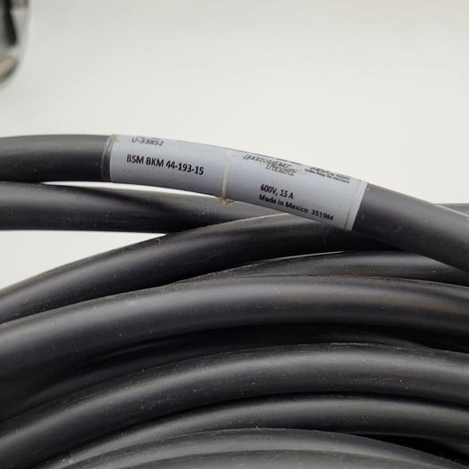 Turck SKU: BSM BKM 44-193-15 / 600V 15A 49' LONG