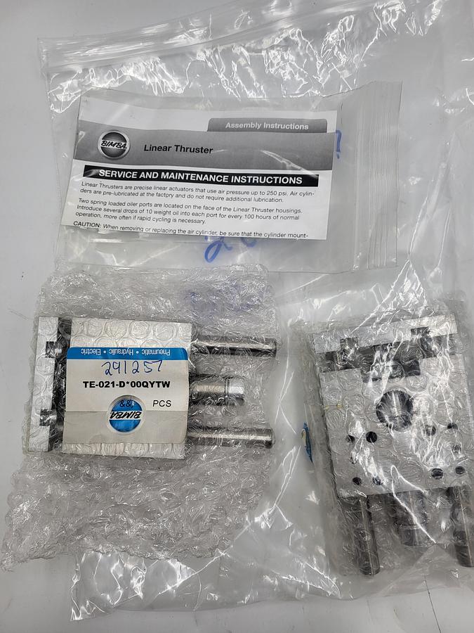 BIMBA TE-021-D 00QYTW pneumatic linear thruster