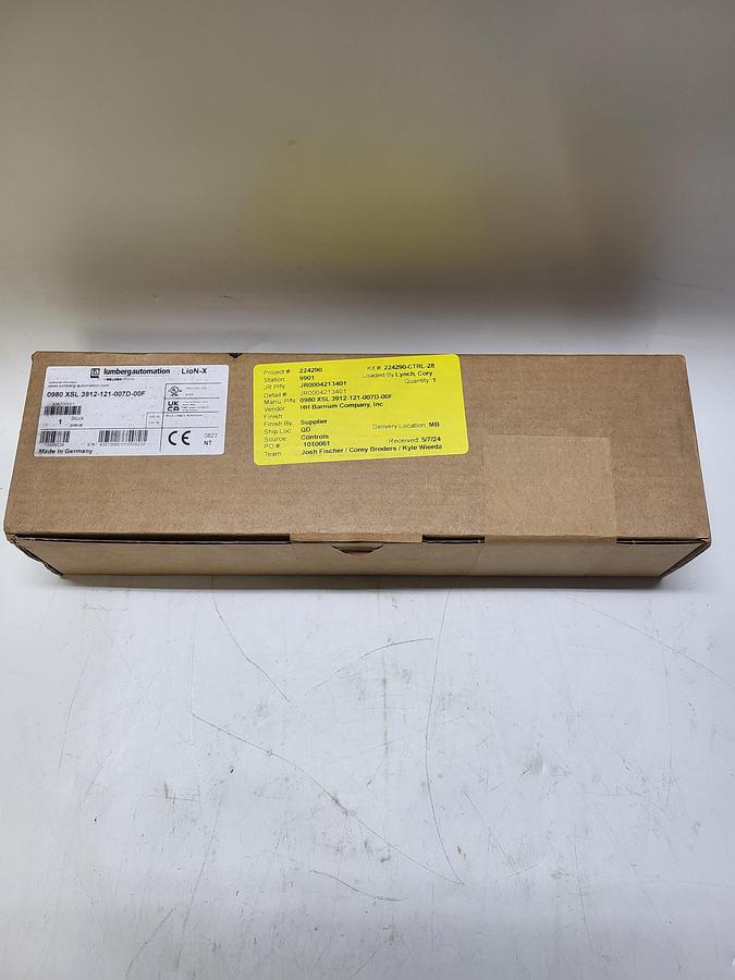 Lumbergautomation 0980 XSL 3912-121-007D-00F