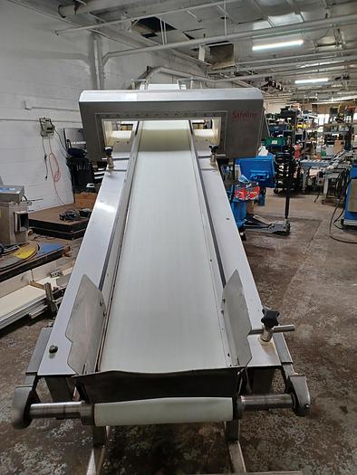 Used Safeline metal detector 12" x 3" opening