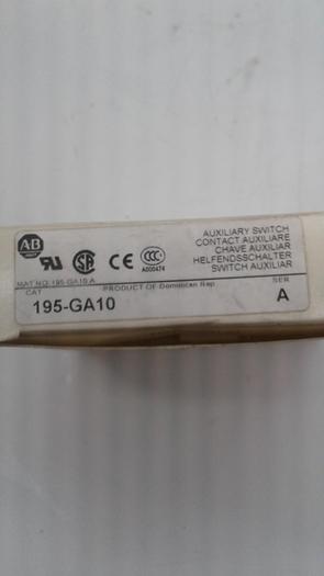 Used Allen-Bradley Auxiliary Switch 195-GA10
