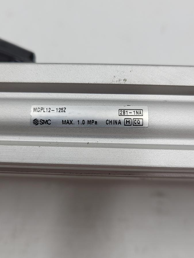 Used SMC MGPL12-125Z cyl, compact guide, ball brg
