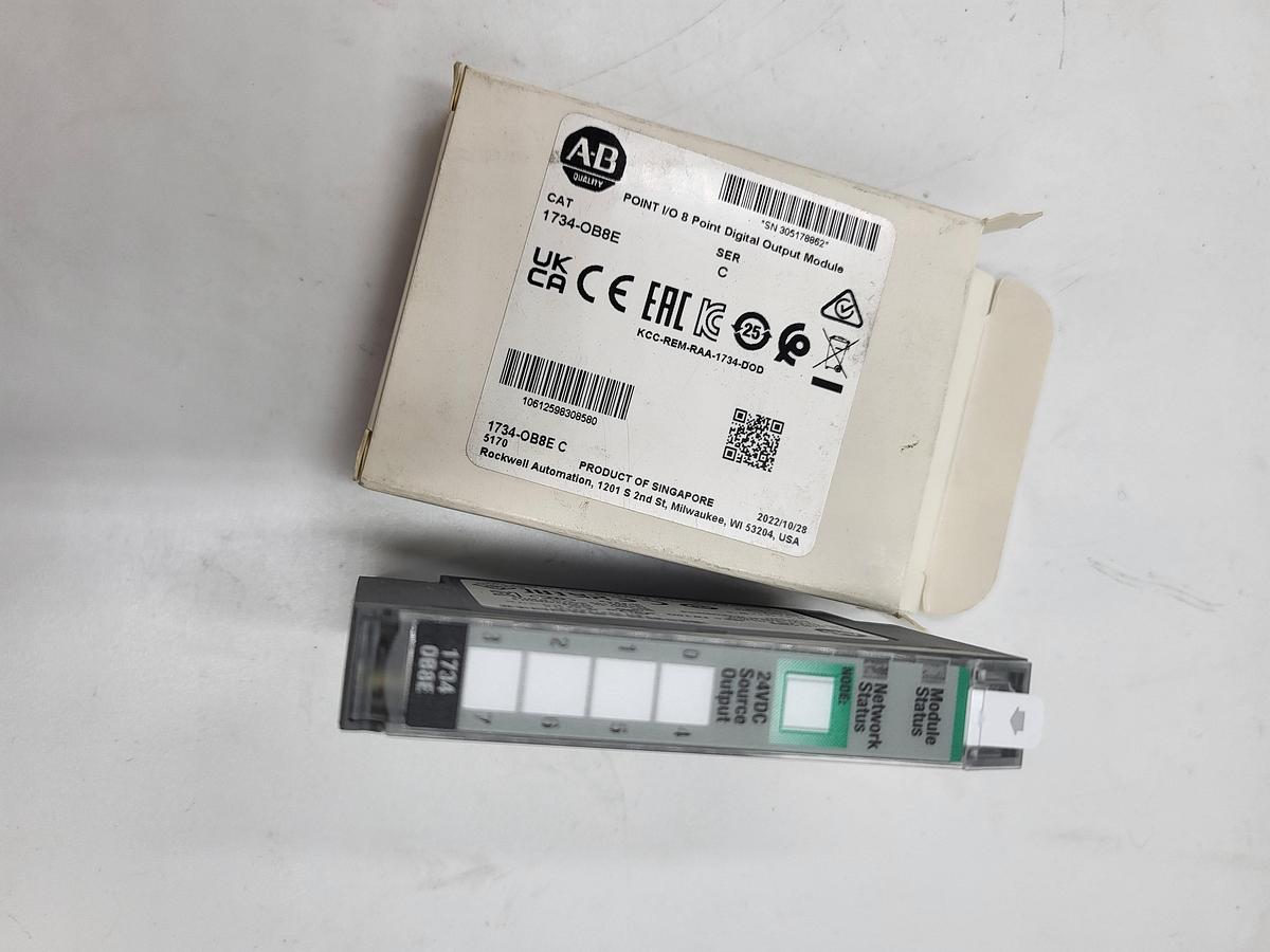 Allen-Bradley 1734-OB8E POINT I/O 24V DC 8-Channel Enhanced Source Output Module Series C *NEW in box*